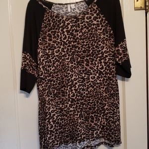Ladies animal print top
